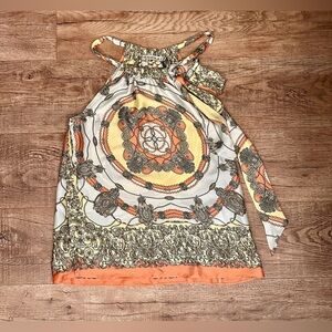 NWT! Kookai Boho Paisley Print Sleeveless Top Size XS (34)